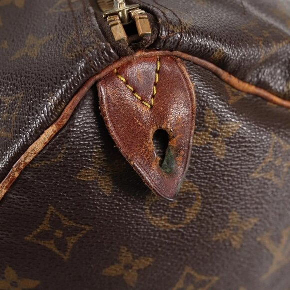 LOUIS VUITTON Monogram Speedy 35 Hand Bag - Picture 9 of 15
